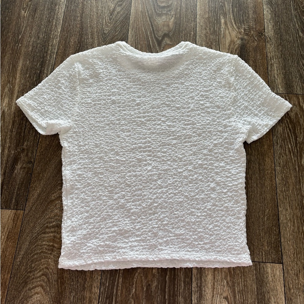 Abercrombie & Fitch Textured Short Sleeve Tee - Picture 4 of 4